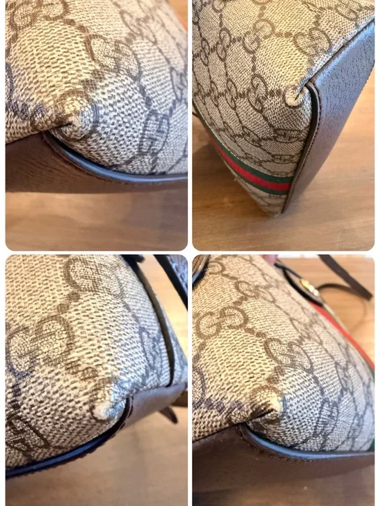 Authentic Gucci Ophidia Dome Small GG Supreme Web Stripe Crossbody - Picture 6 of 13